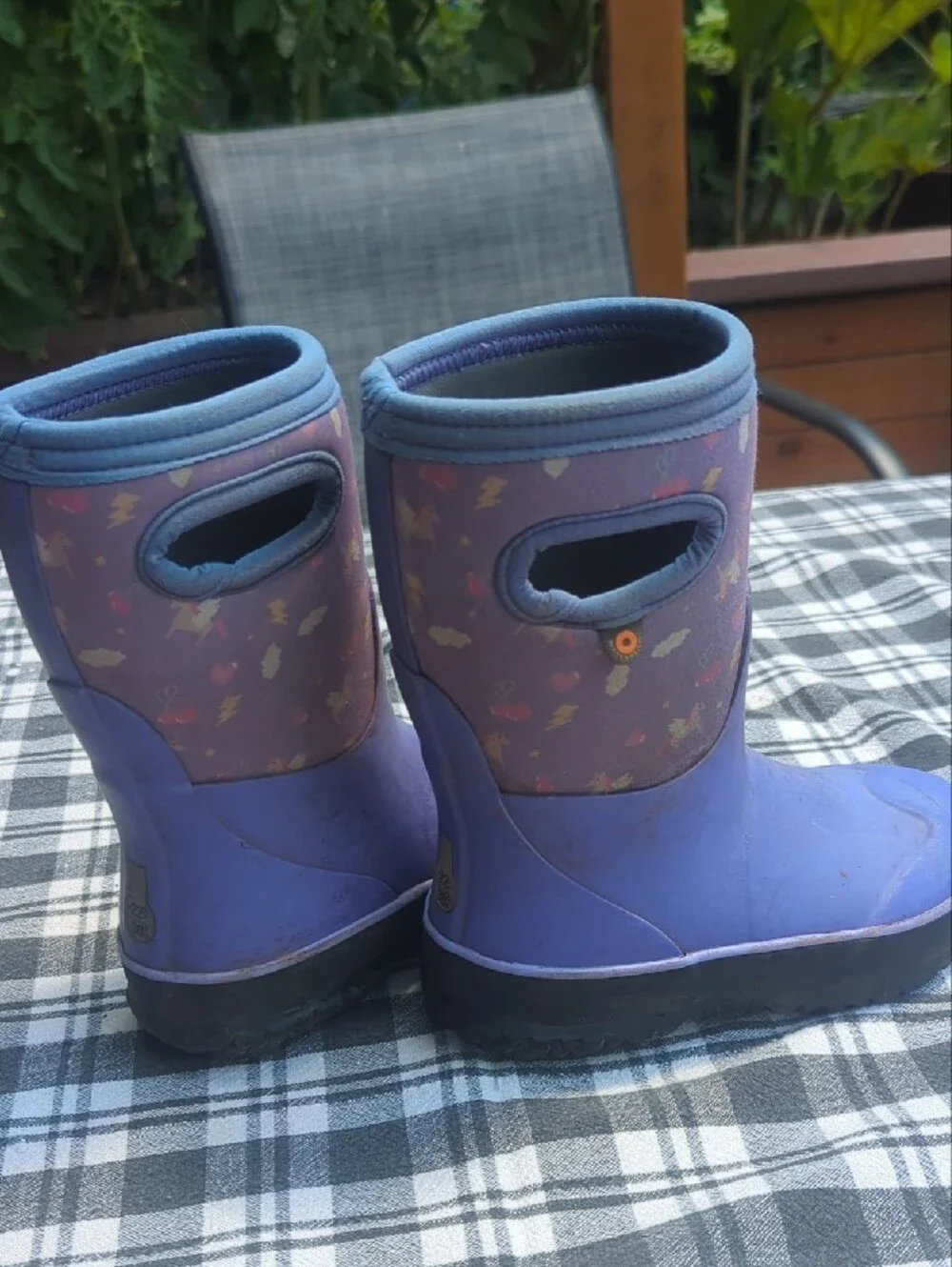 Kids Bogs Purple Rain Boots